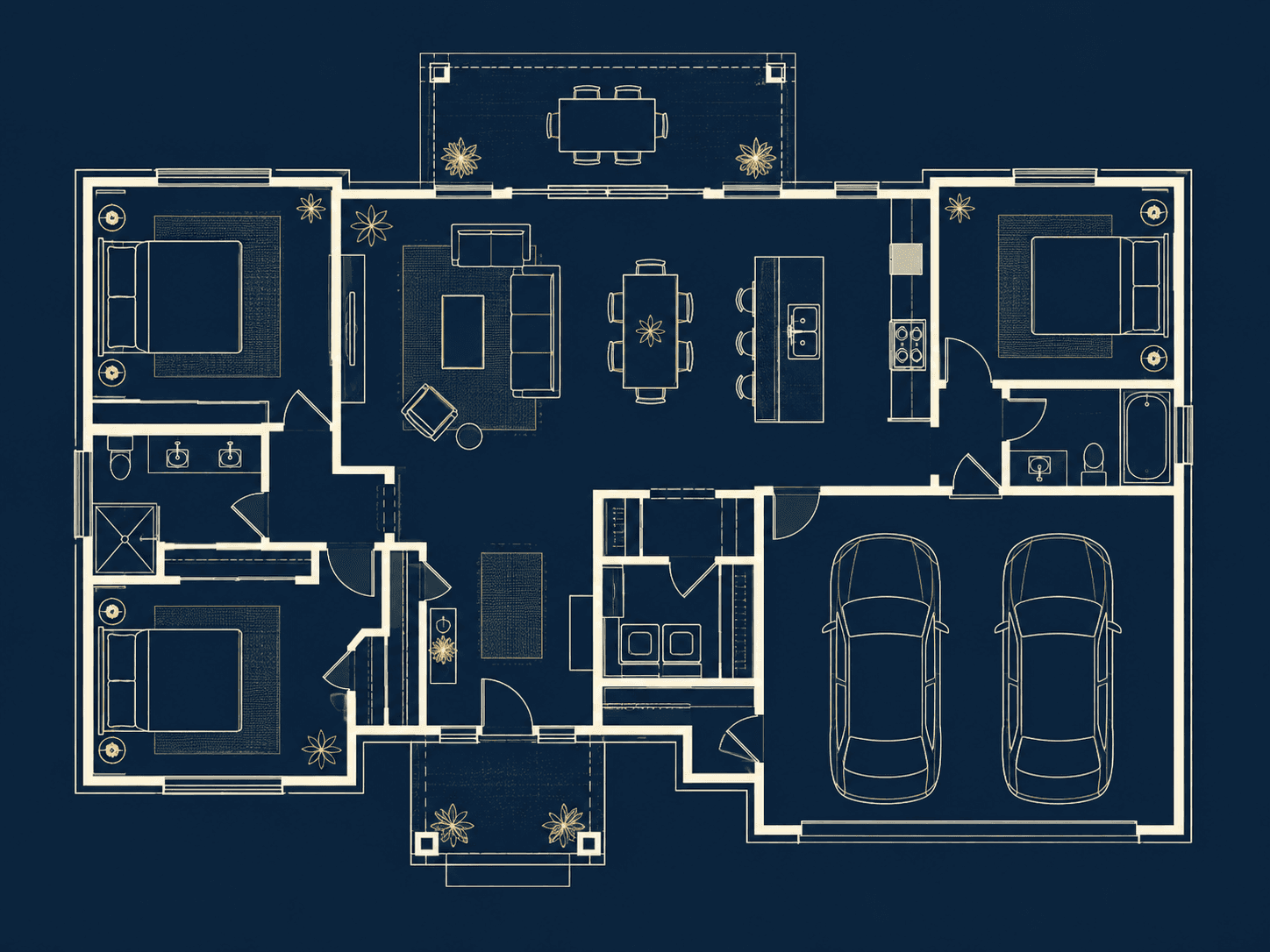 Illustrative home layout example